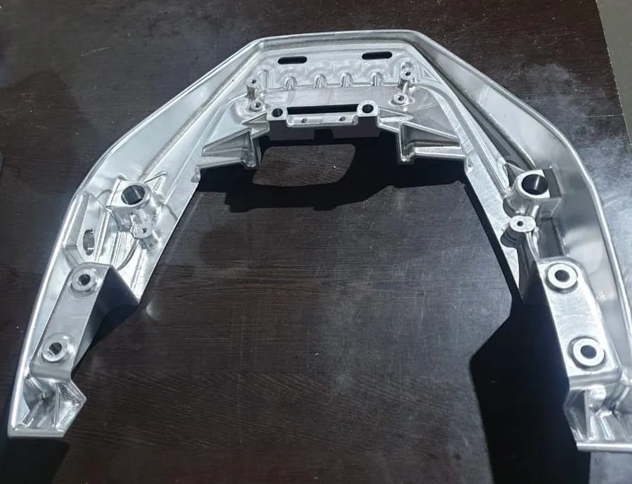 Precision machined aluminium frame
