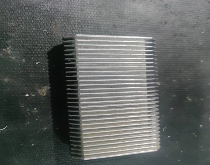 Precision machined fin stack